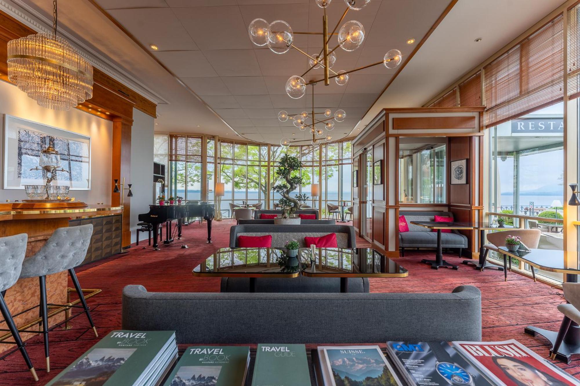 Beau Rivage Hotel Neuchatel Ngoại thất bức ảnh The lounge at the airport